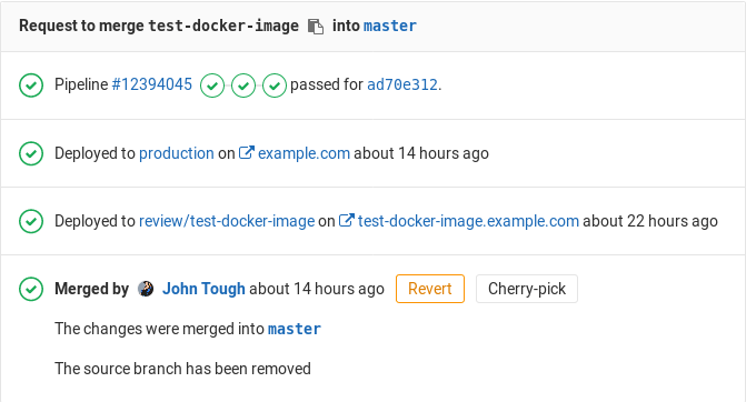 Index · Environments · Ci · Help · GitLab